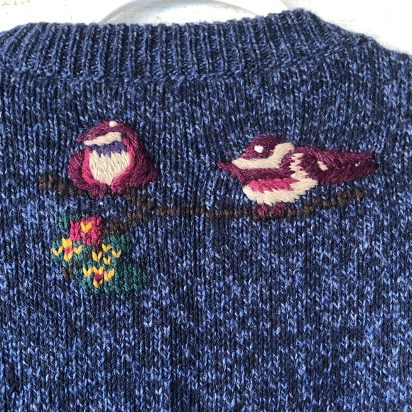 Northern Reflections chickadee embroidered button cardigan - Picture 9 of 9